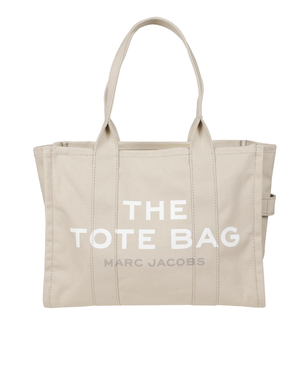 MARC JACOBS Бежевая тканевая сумка тоут, фото 1