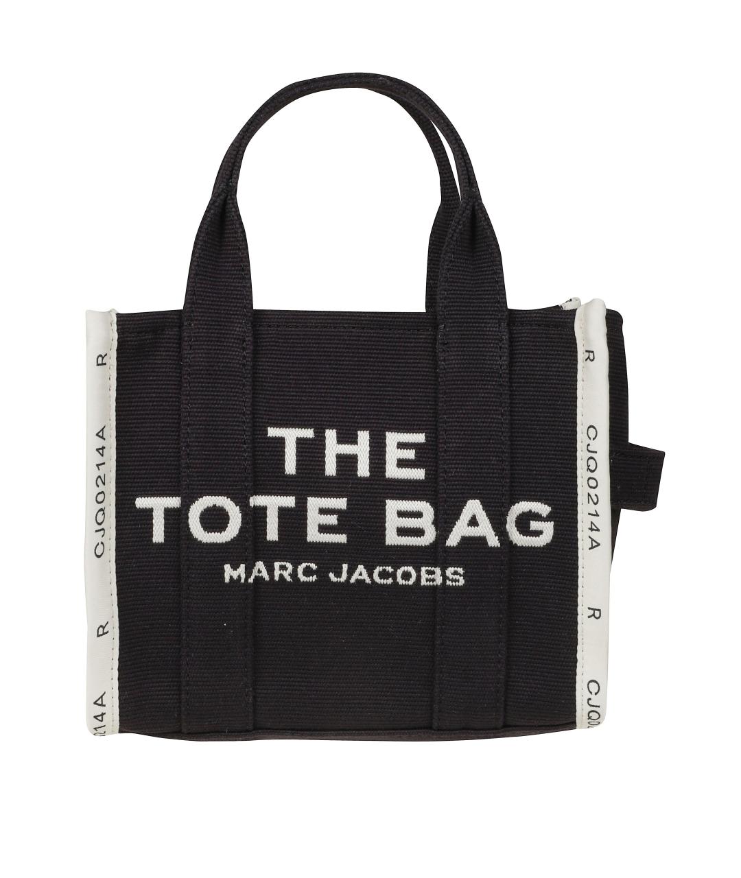 MARC JACOBS Черная тканевая сумка тоут, фото 1