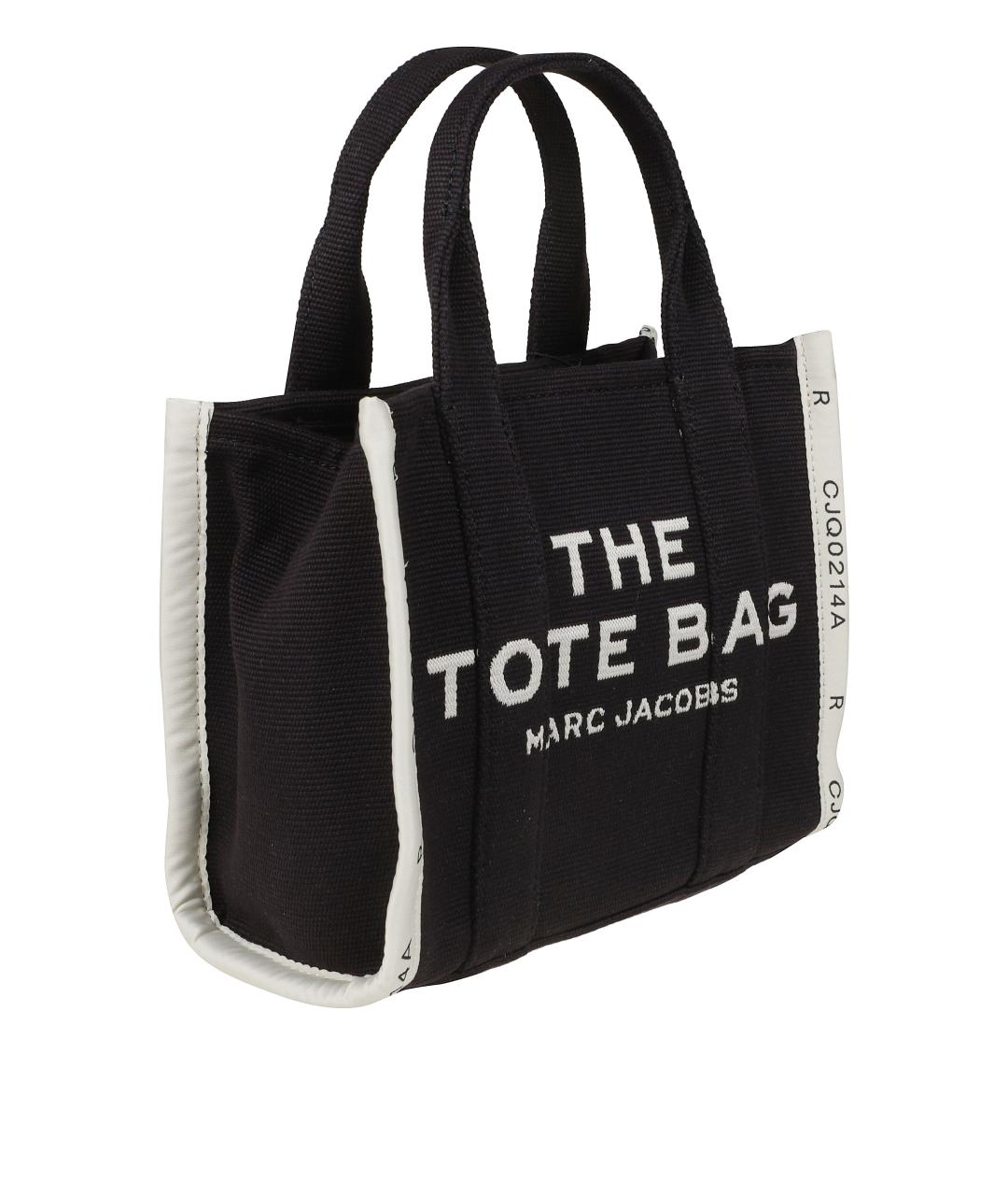 MARC JACOBS Черная тканевая сумка тоут, фото 3