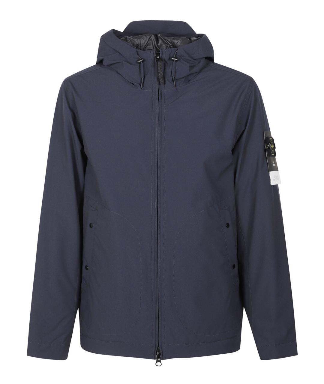 STONE ISLAND Синяя полиэстеровая куртка, фото 1