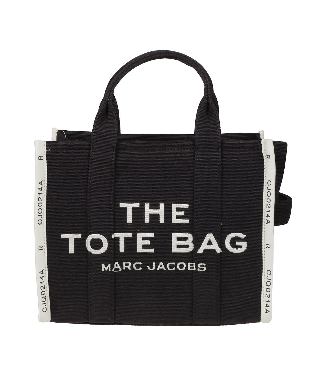MARC JACOBS Черная сумка тоут из канвы, фото 1