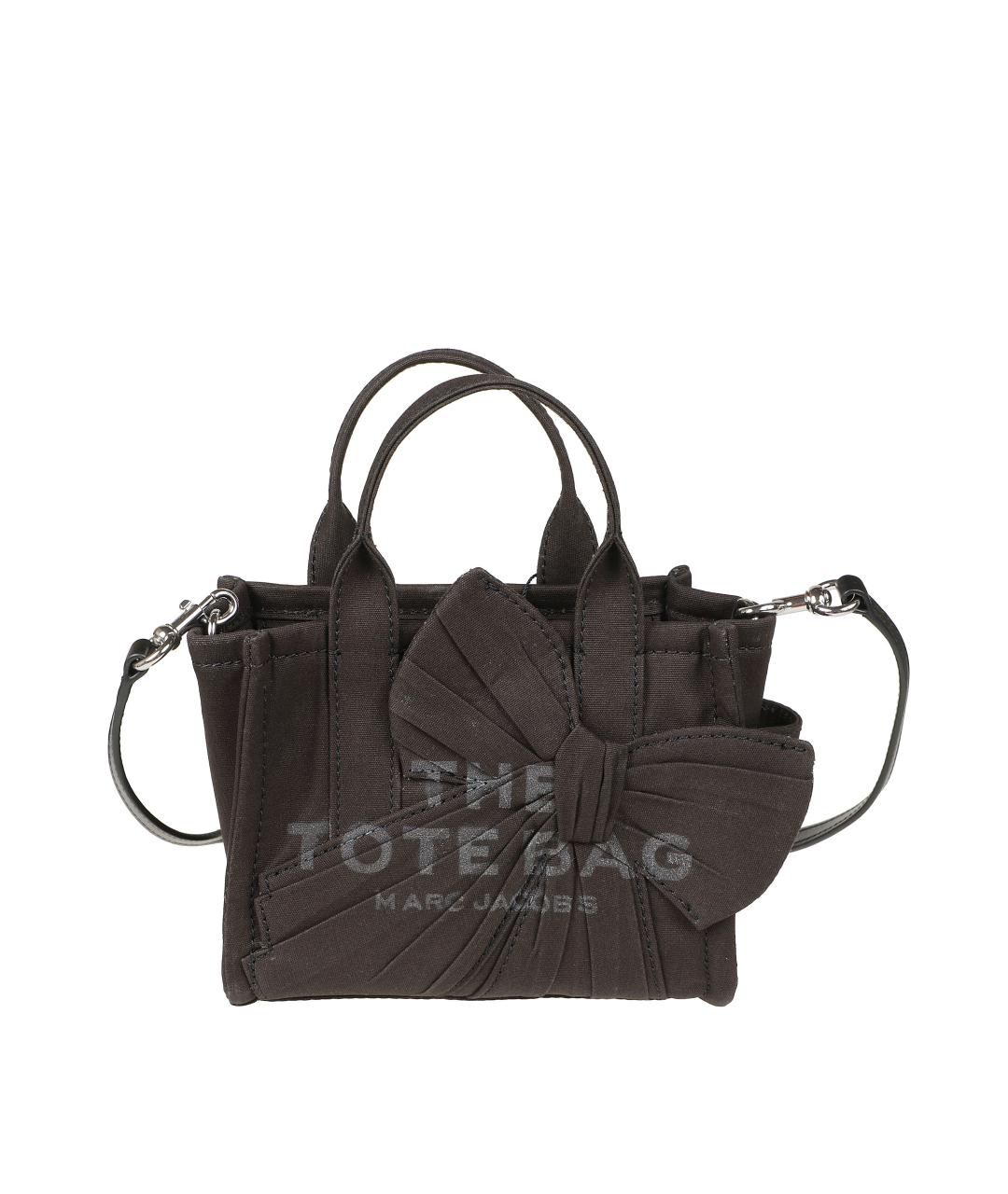 MARC JACOBS Черная тканевая сумка тоут, фото 1