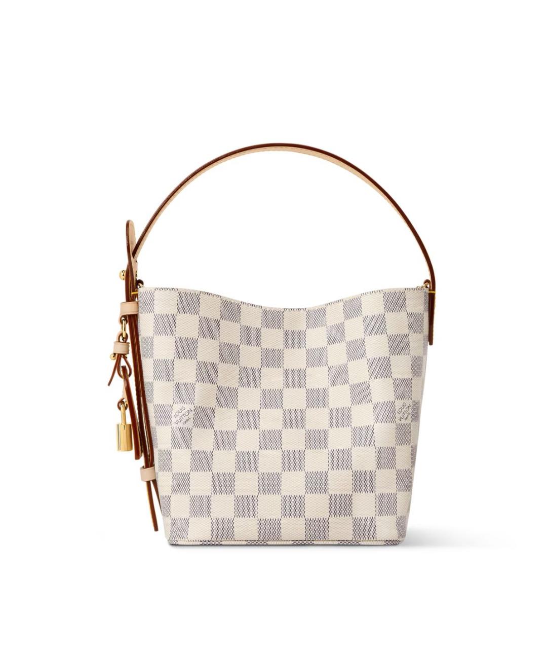 LOUIS VUITTON Бежевая сумка через плечо из канвы, фото 1