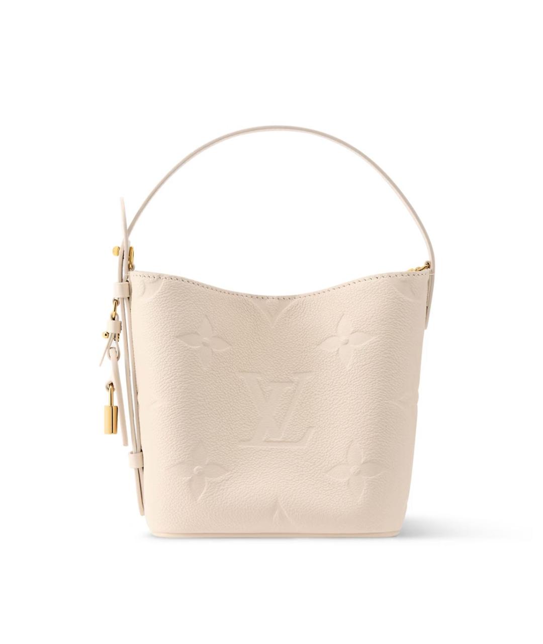LOUIS VUITTON Белая кожаная сумка через плечо, фото 1