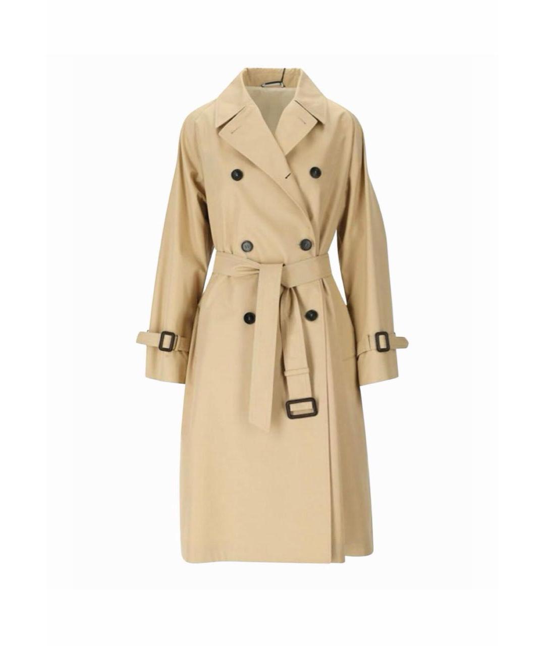 WEEKEND MAX MARA Бежевый тренч/плащ, фото 6