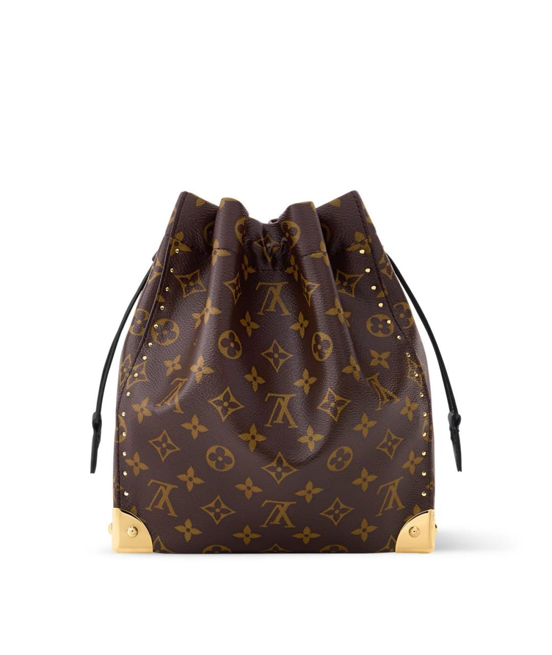 LOUIS VUITTON Коричневая сумка через плечо из канвы, фото 4