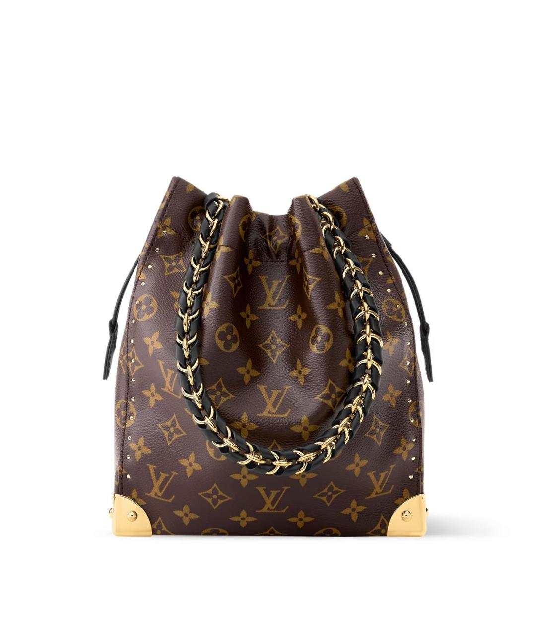 LOUIS VUITTON Коричневая сумка через плечо из канвы, фото 1