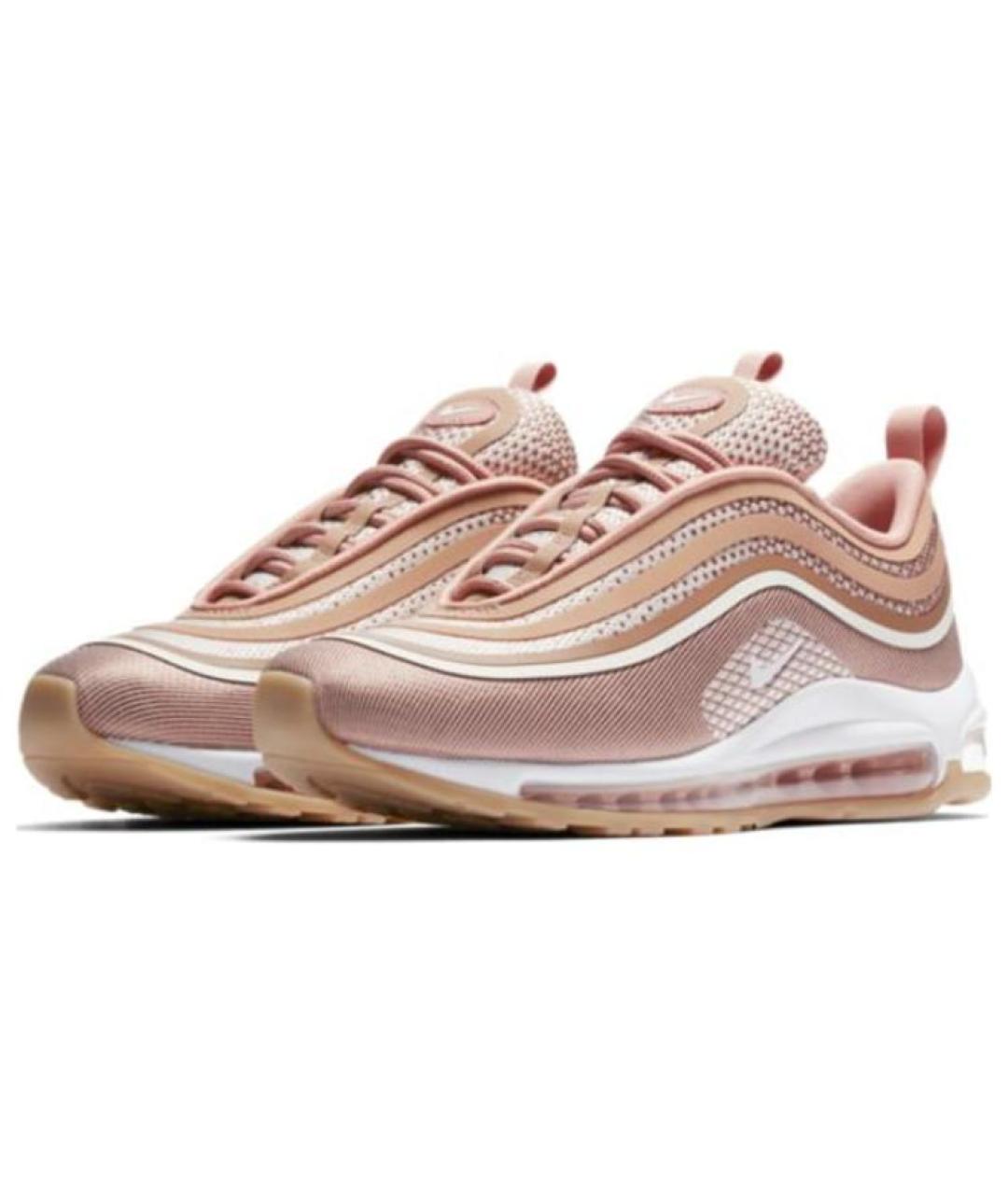 NIKE Золотые синтетические кроссовки, фото 3