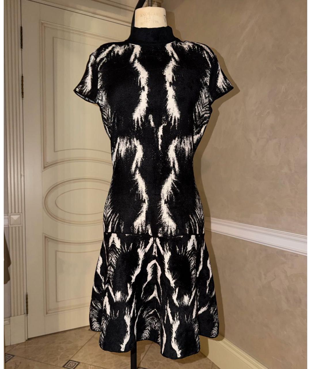 ROBERTO CAVALLI Черное вискозное коктейльное платье, фото 8
