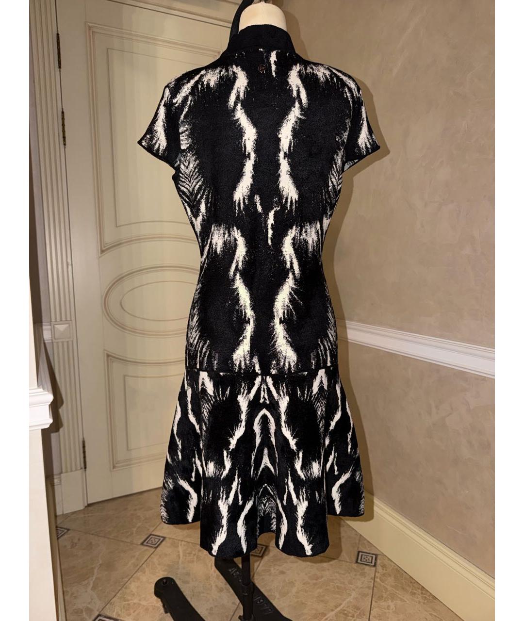ROBERTO CAVALLI Черное вискозное коктейльное платье, фото 2