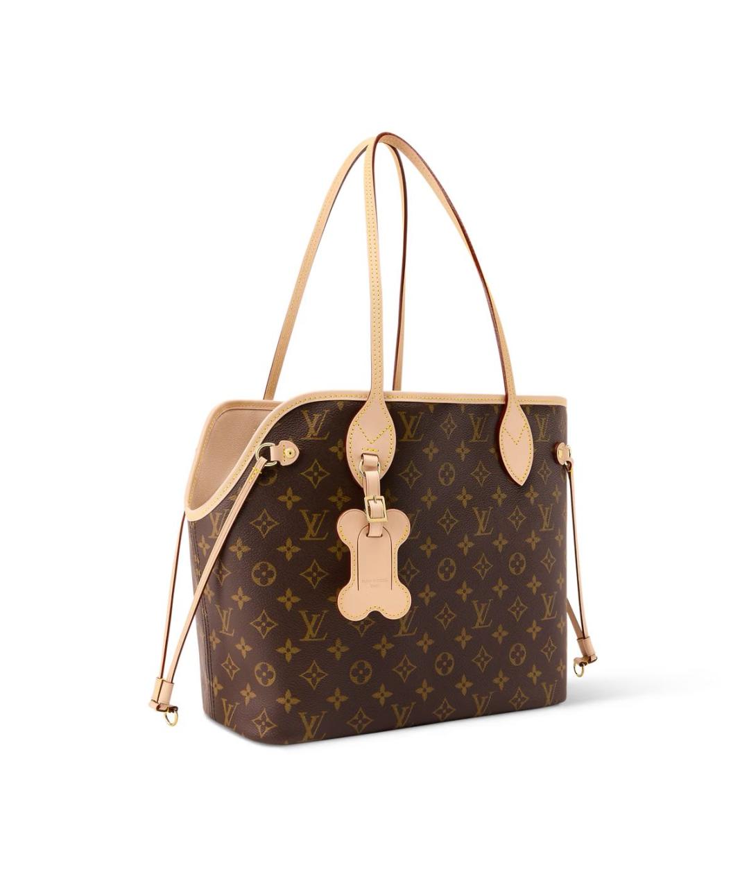 LOUIS VUITTON Коричневая сумка тоут из канвы, фото 2