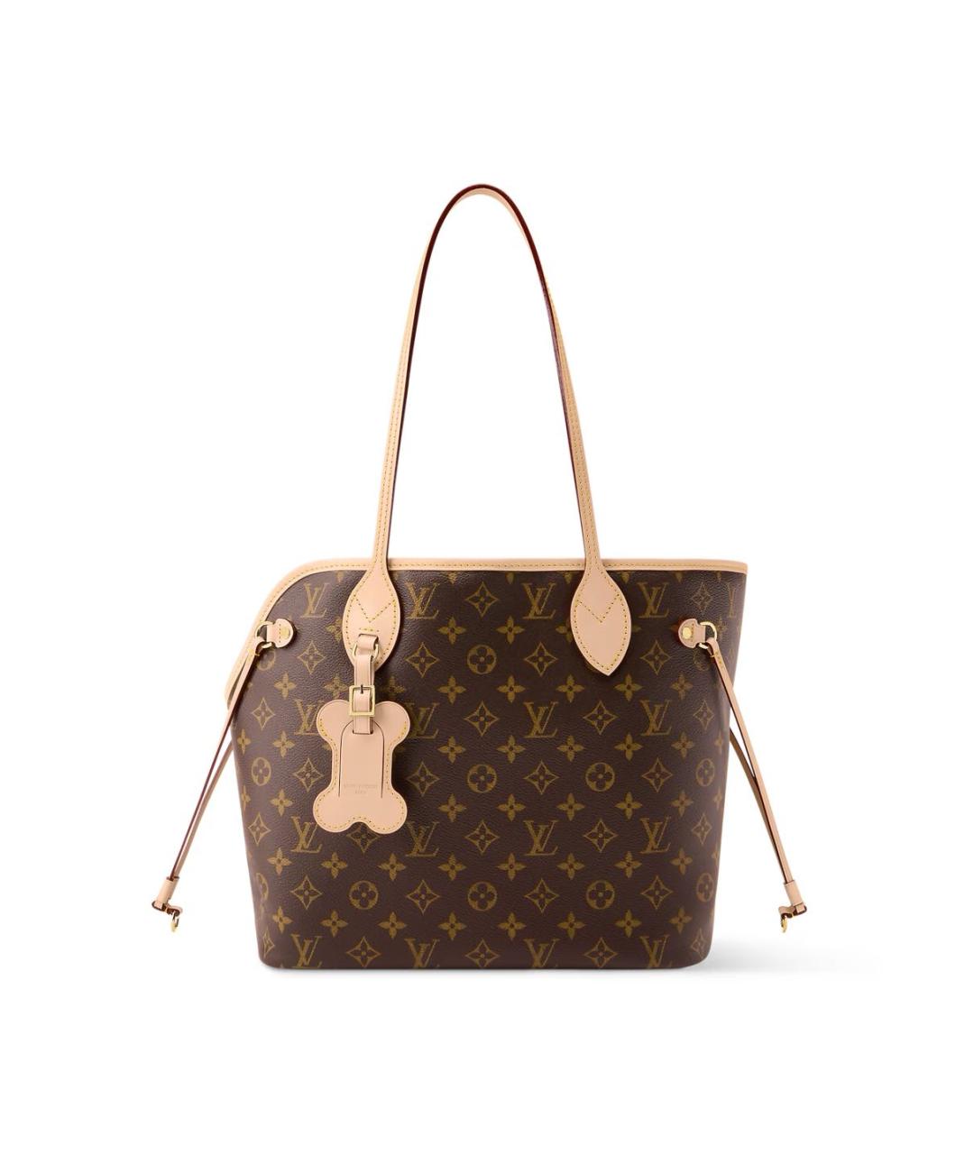 LOUIS VUITTON Коричневая сумка тоут из канвы, фото 1