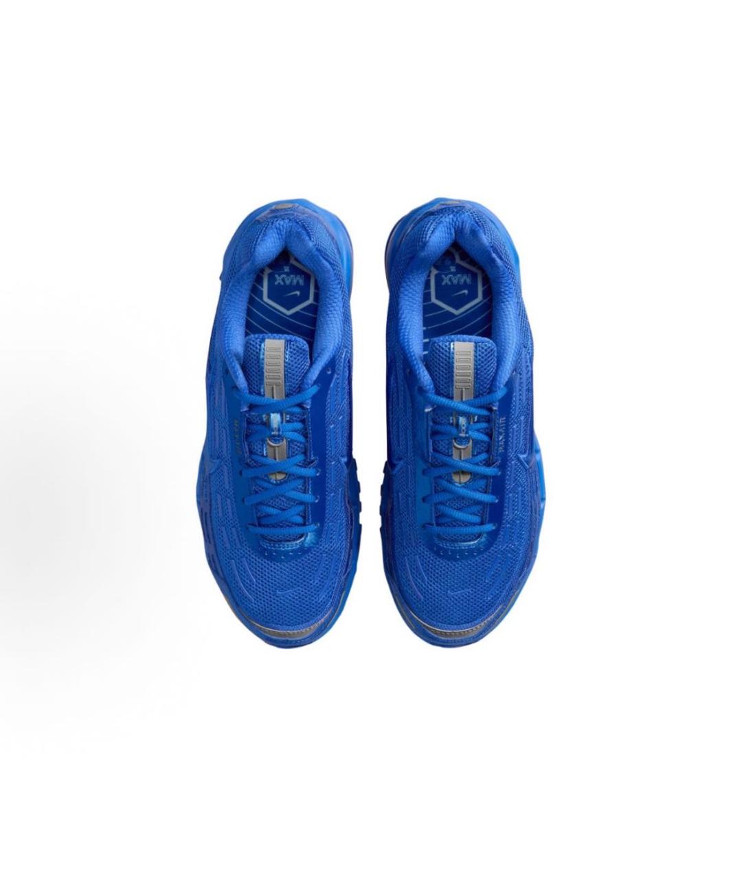 NIKE Синие текстильные низкие кроссовки / кеды, фото 3