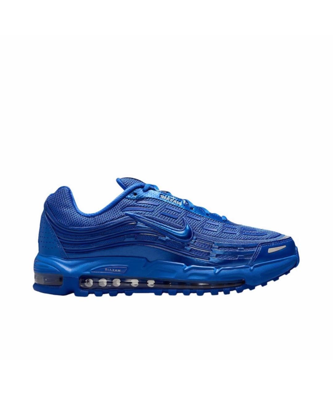 NIKE Синие текстильные низкие кроссовки / кеды, фото 1