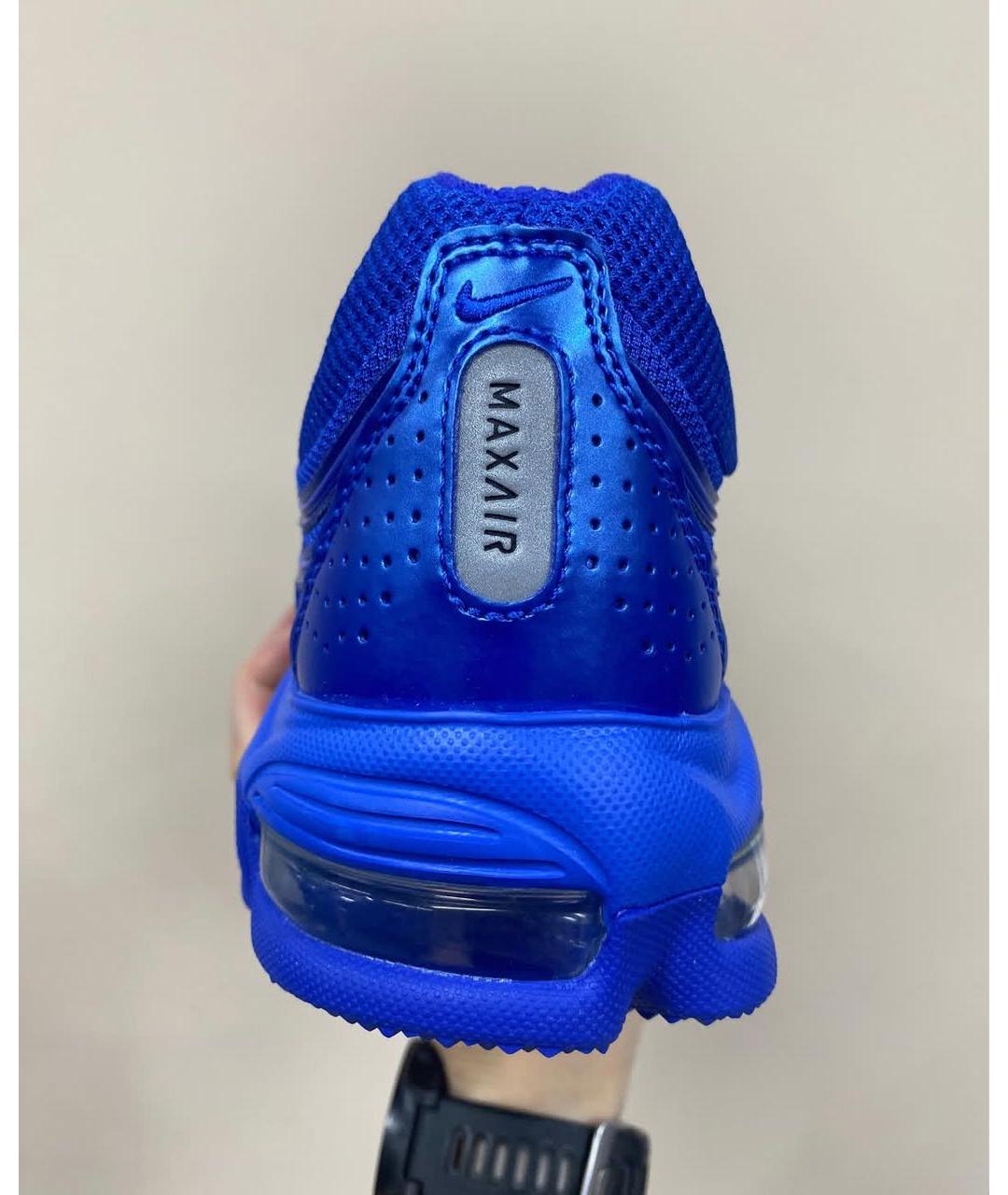 NIKE Синие текстильные низкие кроссовки / кеды, фото 8