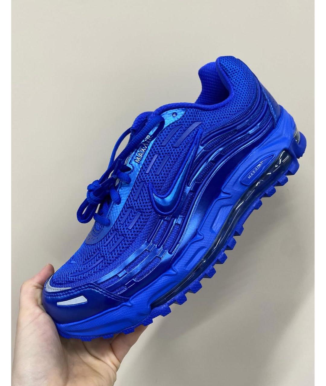 NIKE Синие текстильные низкие кроссовки / кеды, фото 7