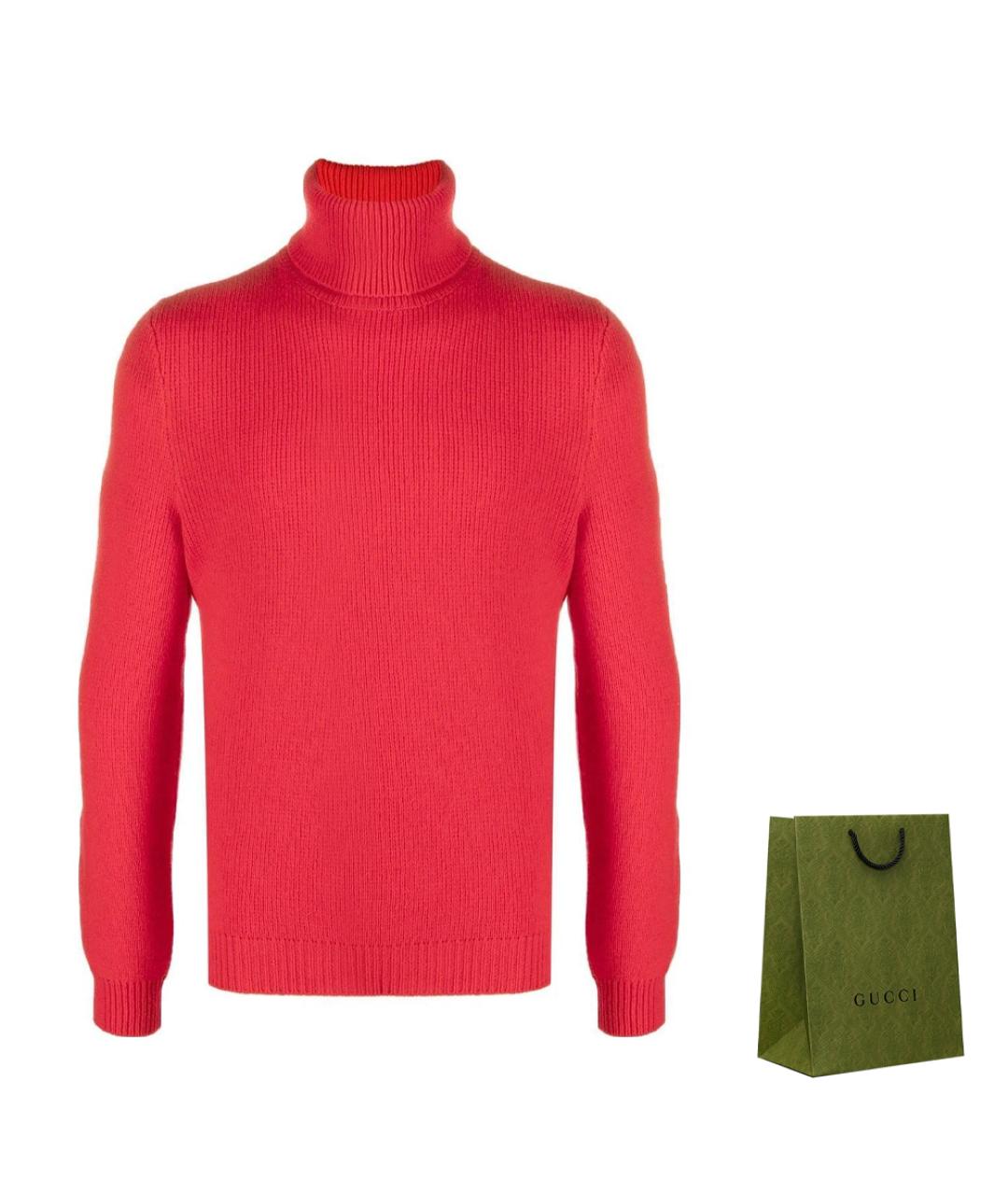 GUCCI Красный джемпер / свитер, фото 3