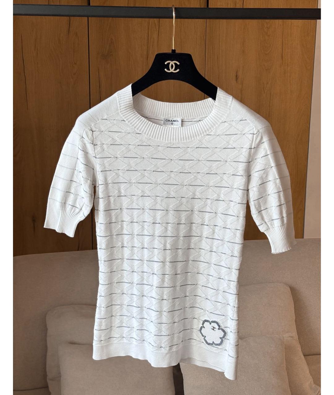 CHANEL Белая футболка, фото 3