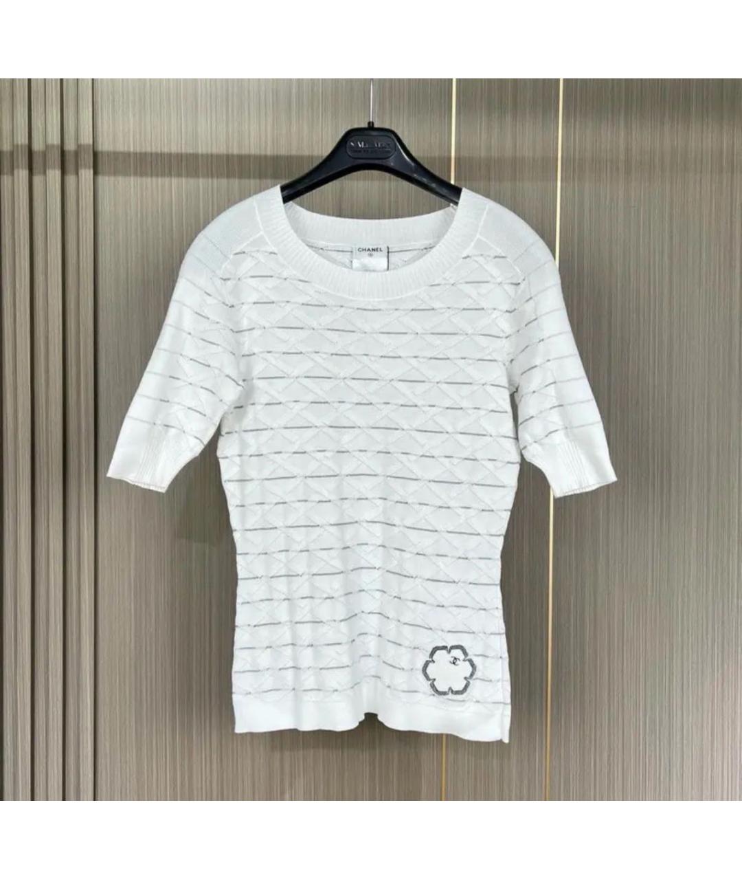 CHANEL Белая футболка, фото 2