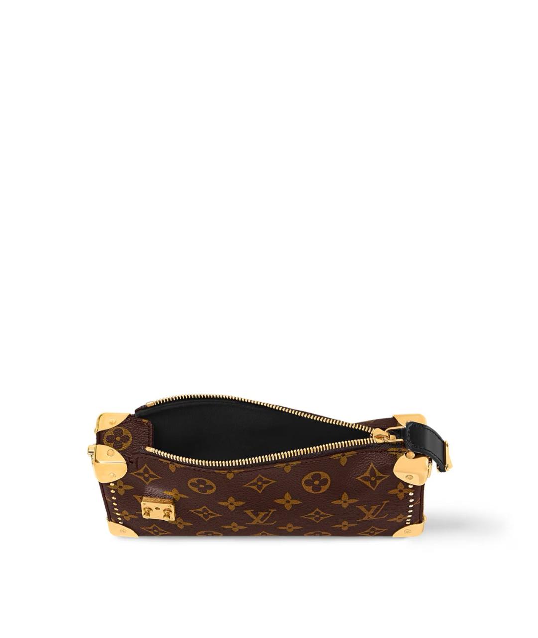LOUIS VUITTON Коричневая сумка через плечо из канвы, фото 3
