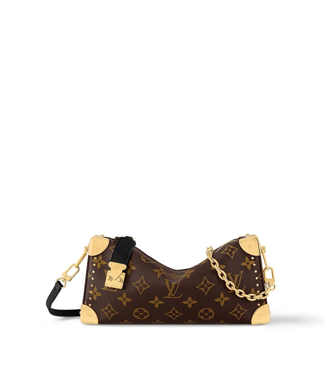 LOUIS VUITTON Коричневая сумка через плечо из канвы, фото 1