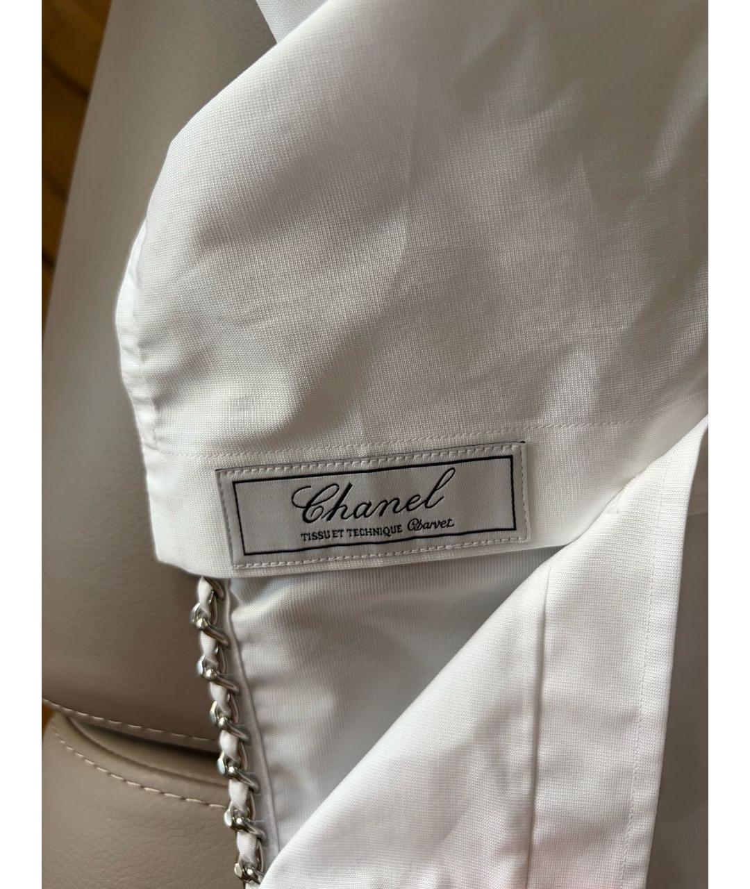 CHANEL Белая хлопковая рубашка, фото 8
