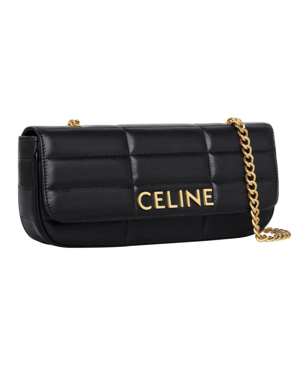 CELINE Черная сумка через плечо, фото 2