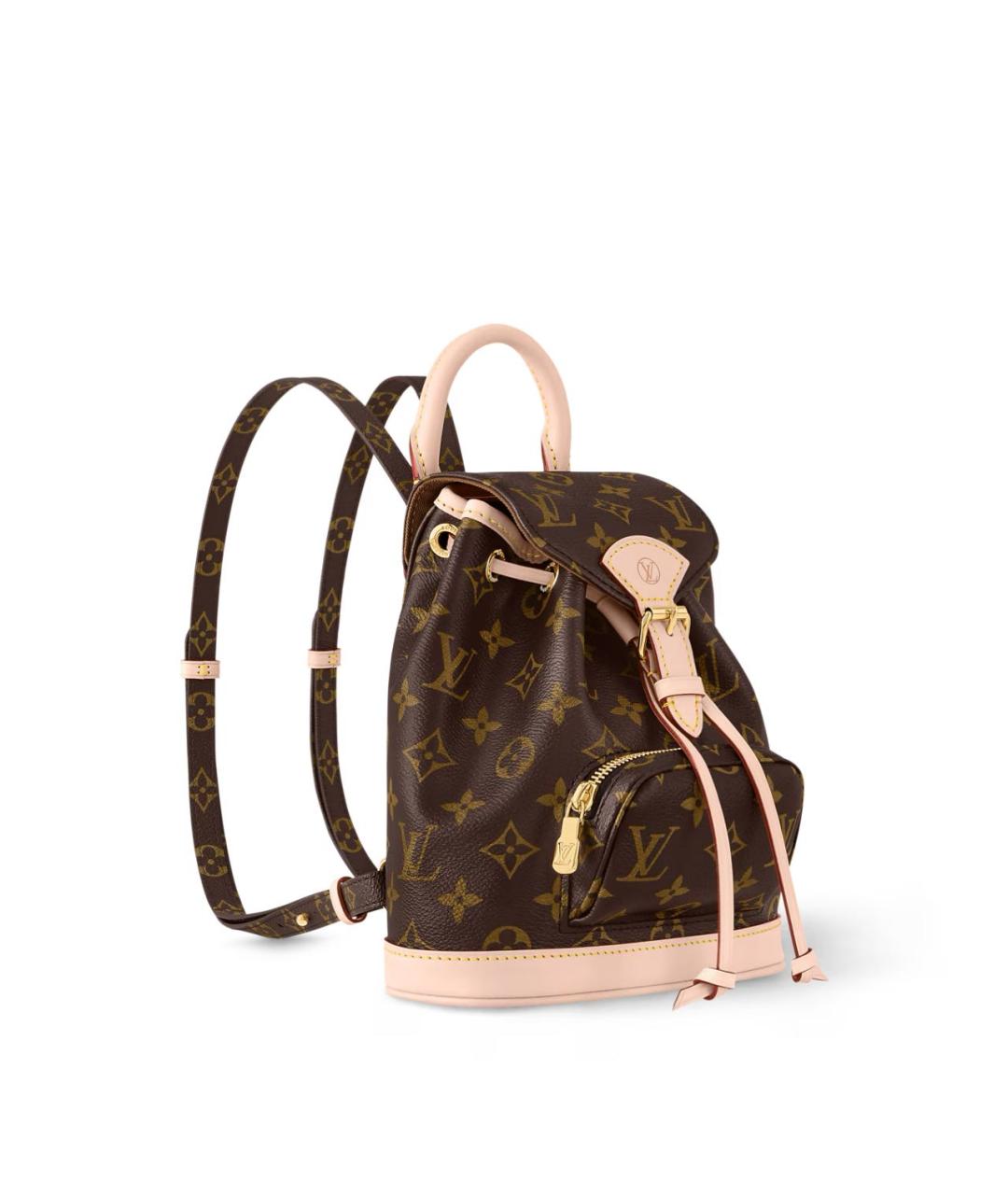 LOUIS VUITTON Коричневый рюкзак из канвы, фото 2