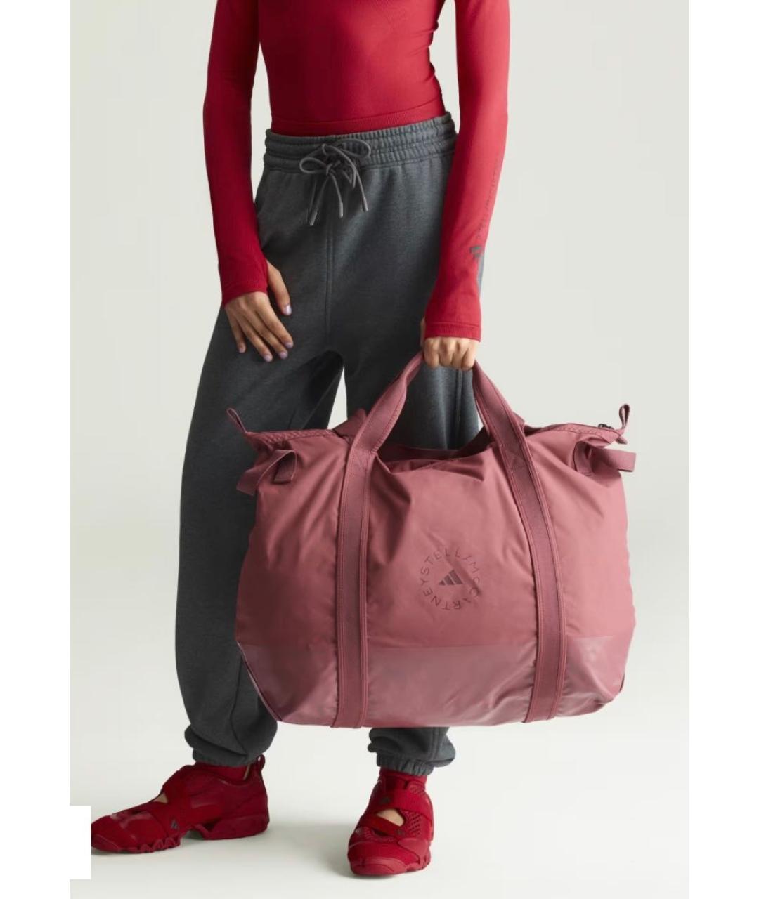 ADIDAS BY STELLA MCCARTNEY Бордовая дорожная/спортивная сумка, фото 2
