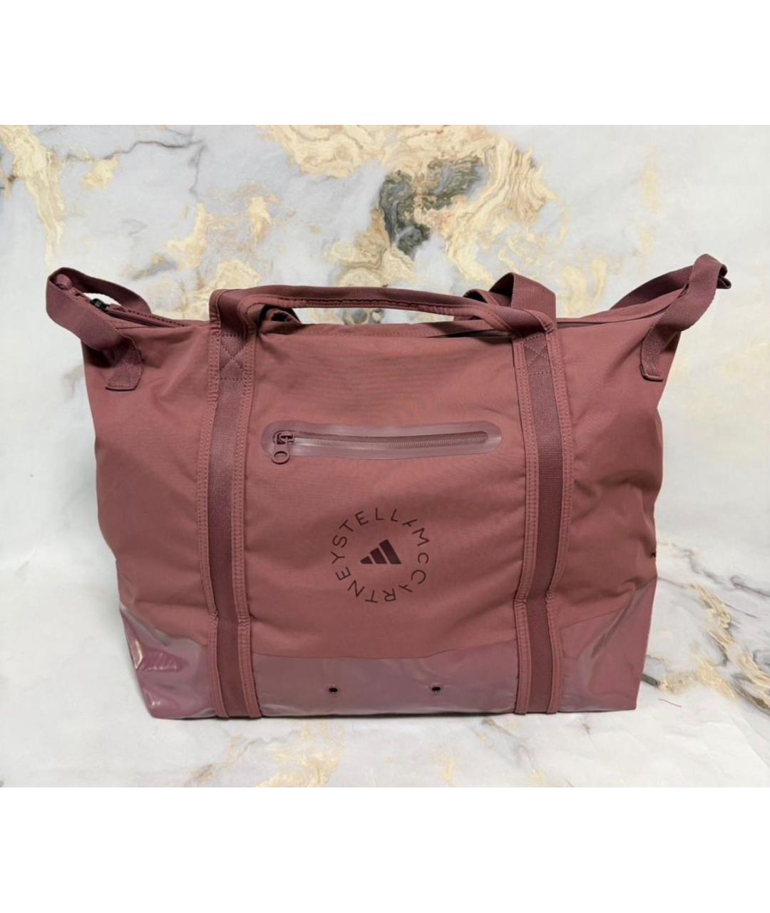 ADIDAS BY STELLA MCCARTNEY Бордовая дорожная/спортивная сумка, фото 4