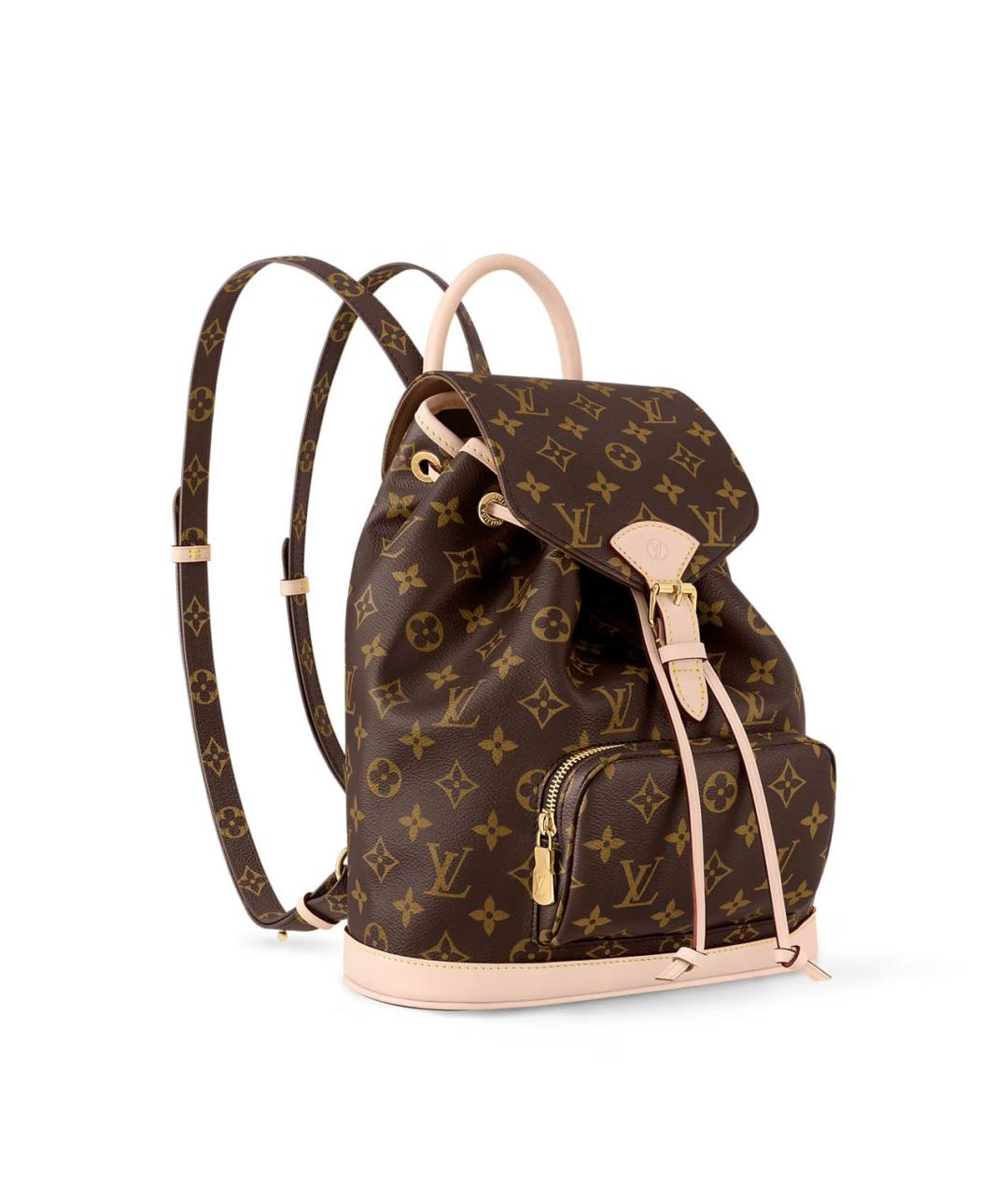 LOUIS VUITTON Коричневый рюкзак из канвы, фото 2