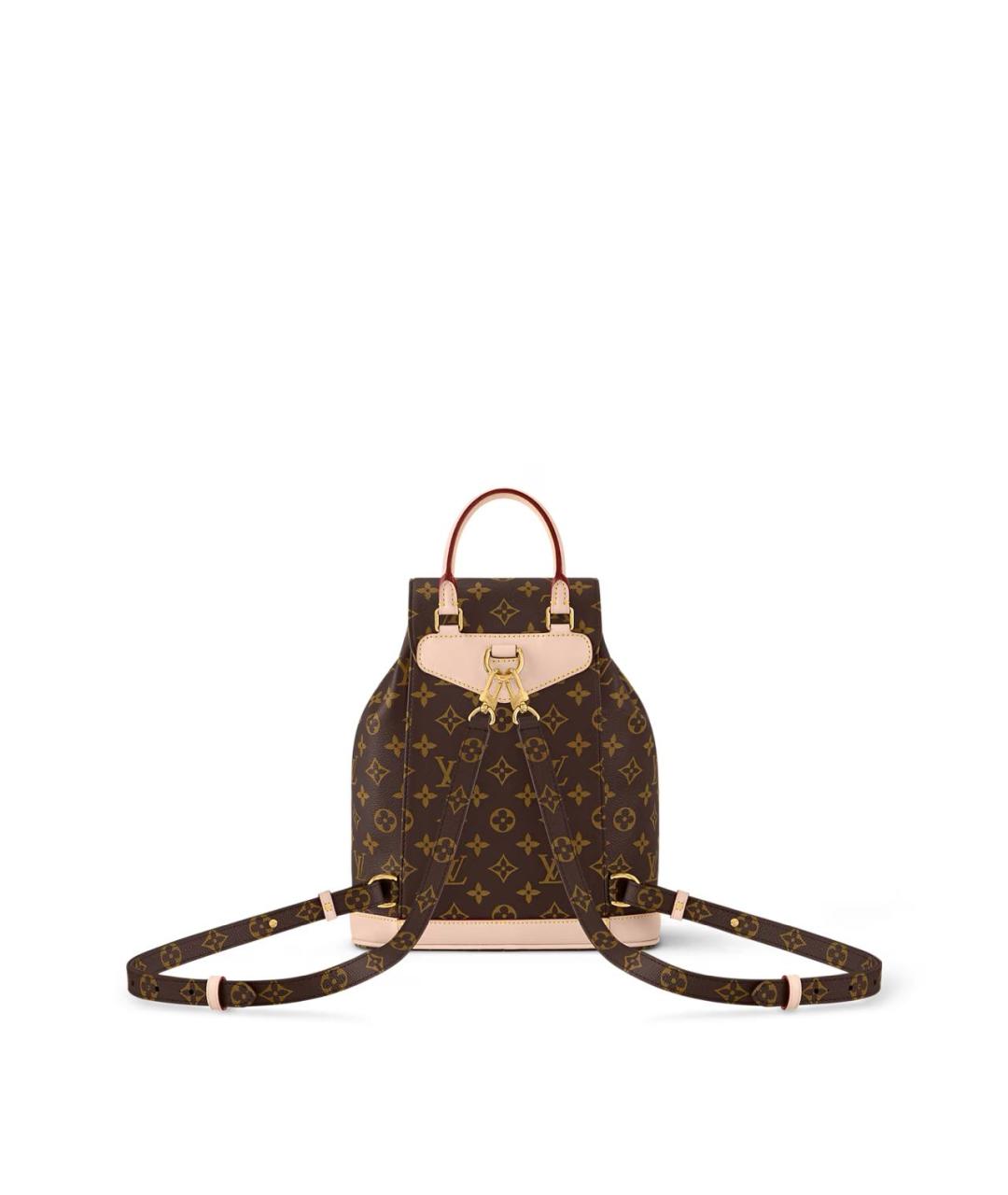 LOUIS VUITTON Коричневый рюкзак из канвы, фото 4