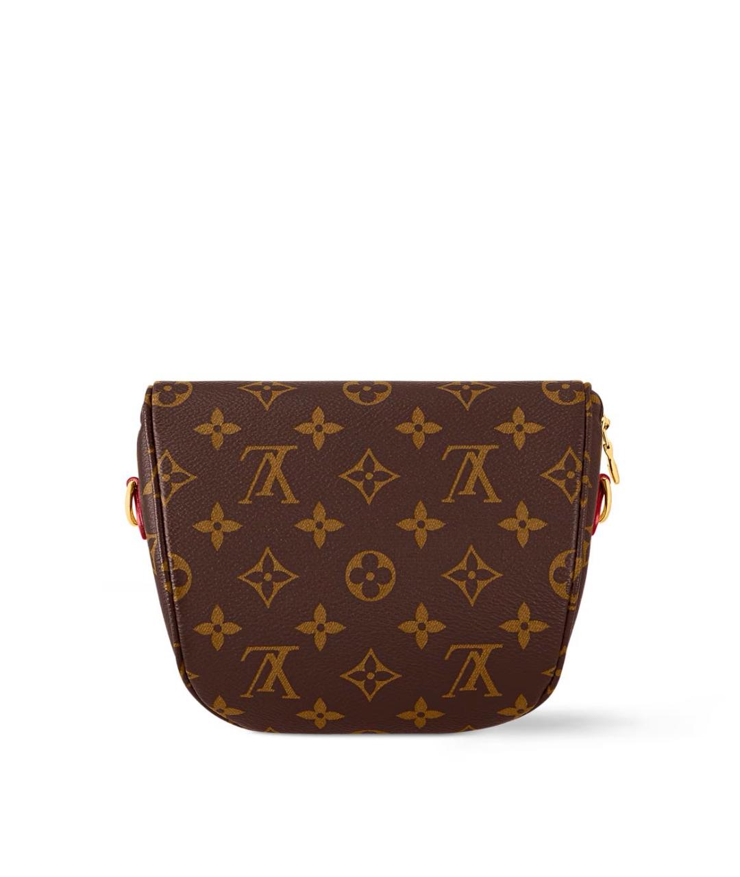 LOUIS VUITTON Коричневая сумка через плечо из канвы, фото 3