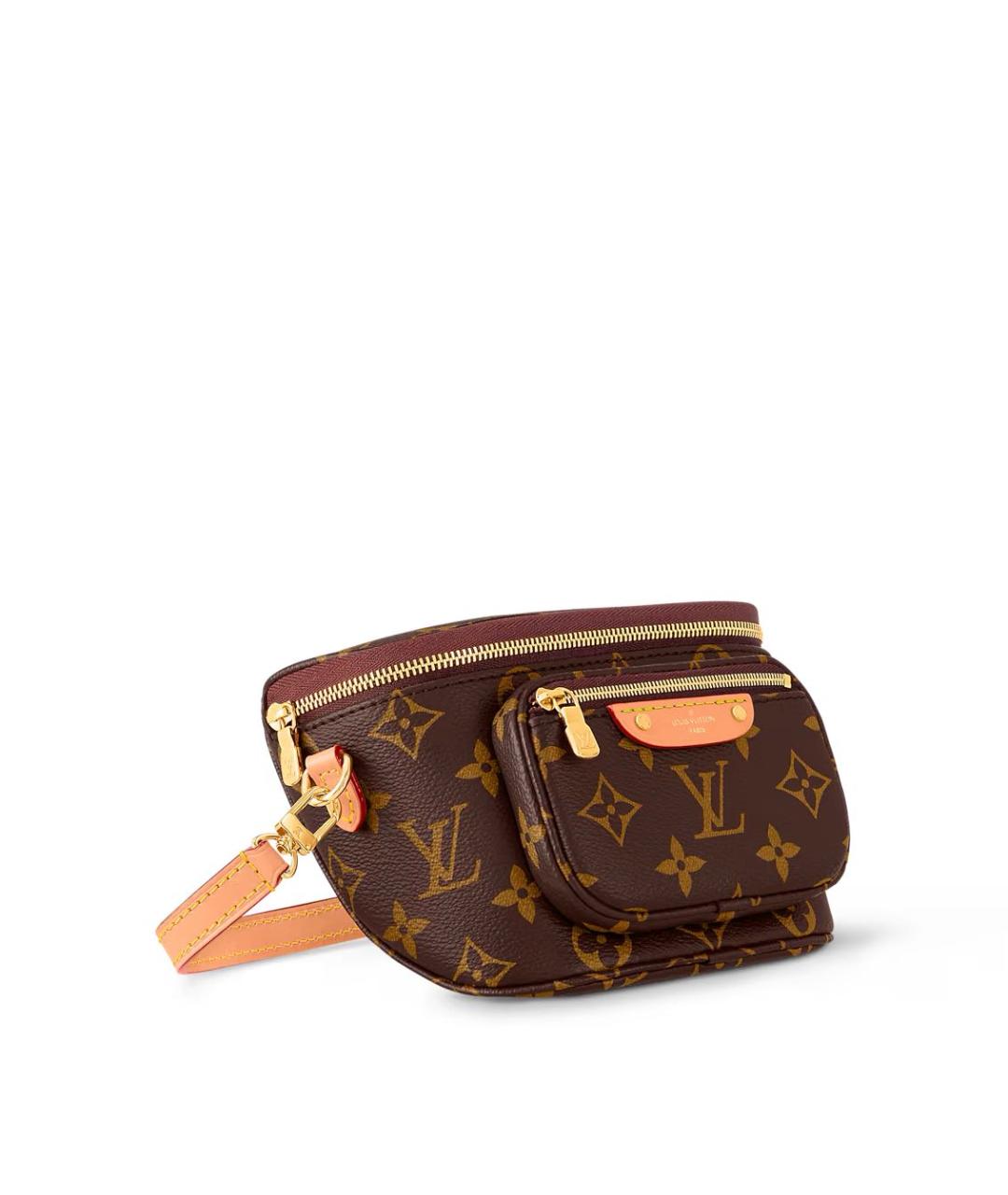 LOUIS VUITTON Коричневая сумка через плечо из канвы, фото 2