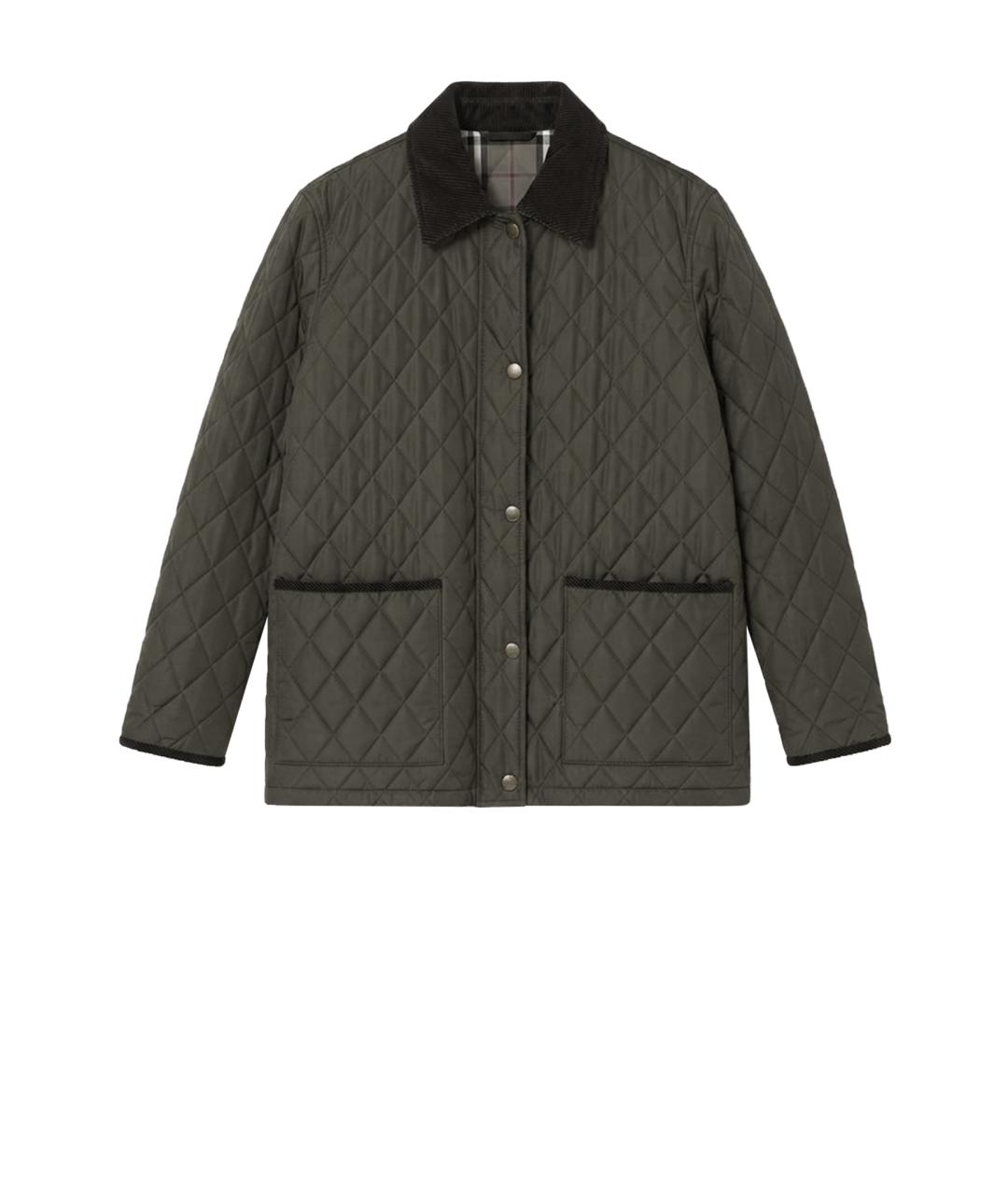 BURBERRY Хаки куртка, фото 1