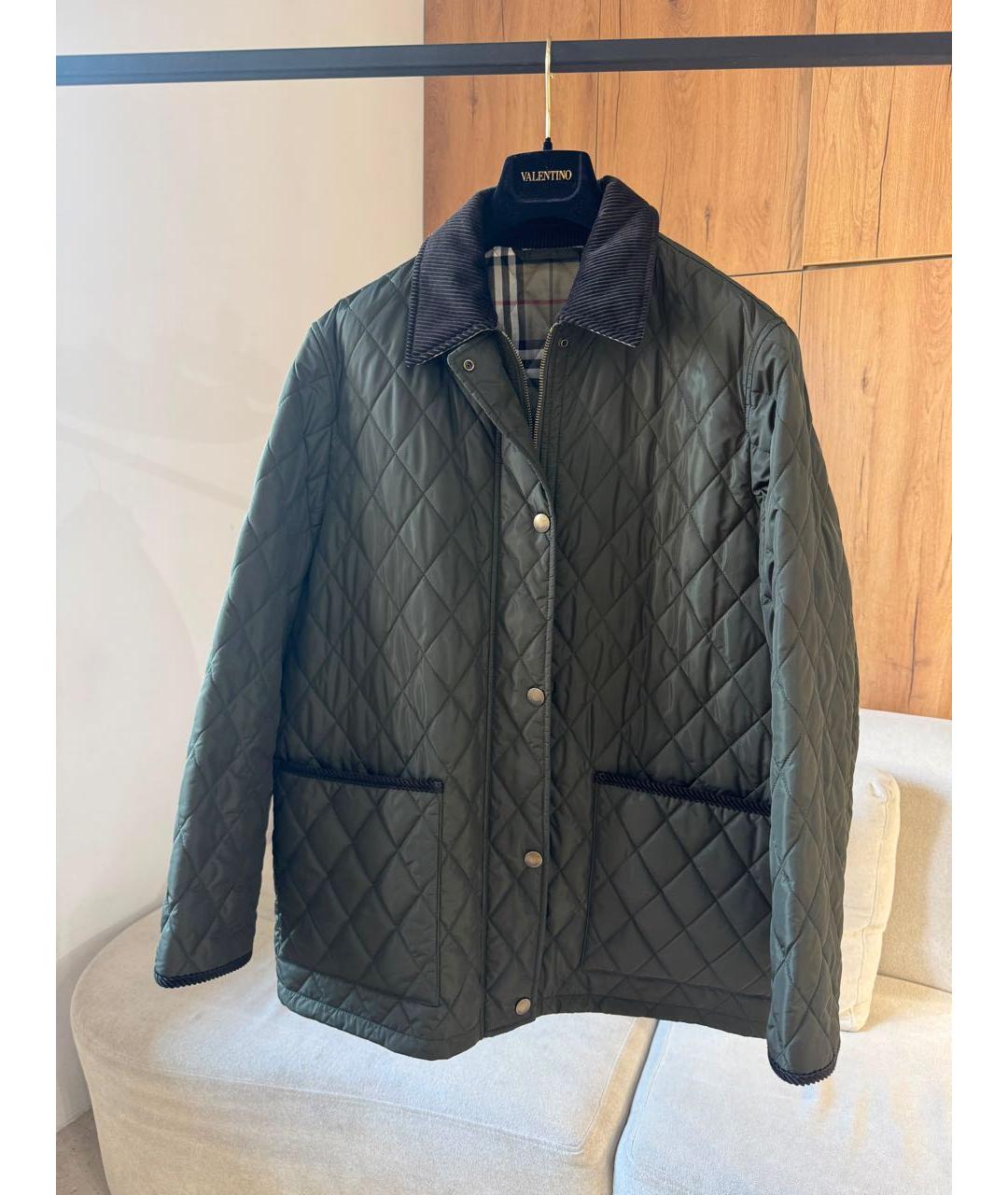 BURBERRY Хаки куртка, фото 4