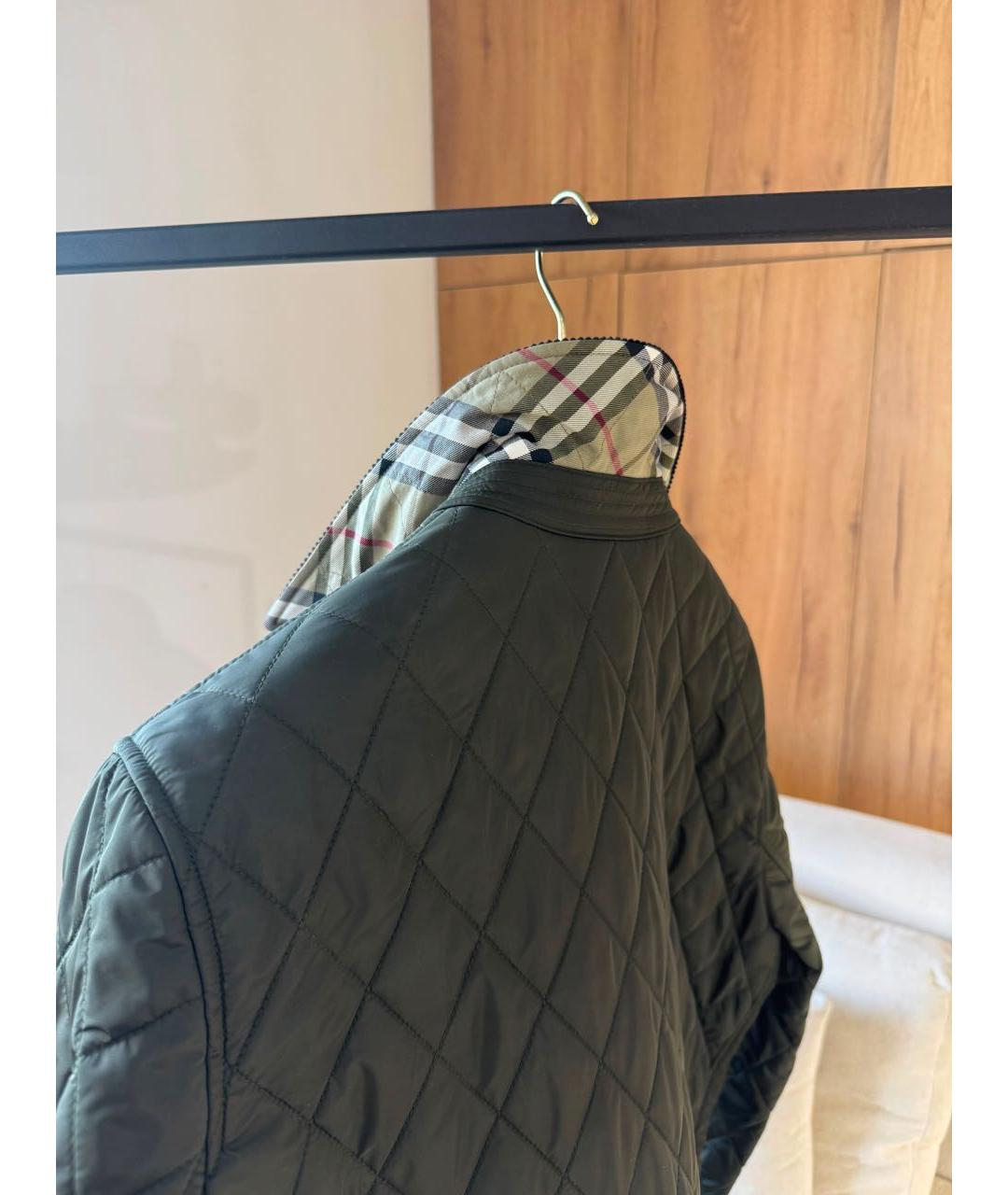 BURBERRY Хаки куртка, фото 2