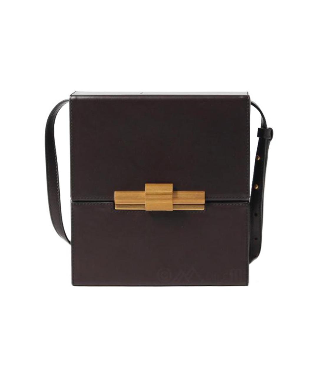 BOTTEGA VENETA Коричневая кожаная сумка через плечо, фото 1
