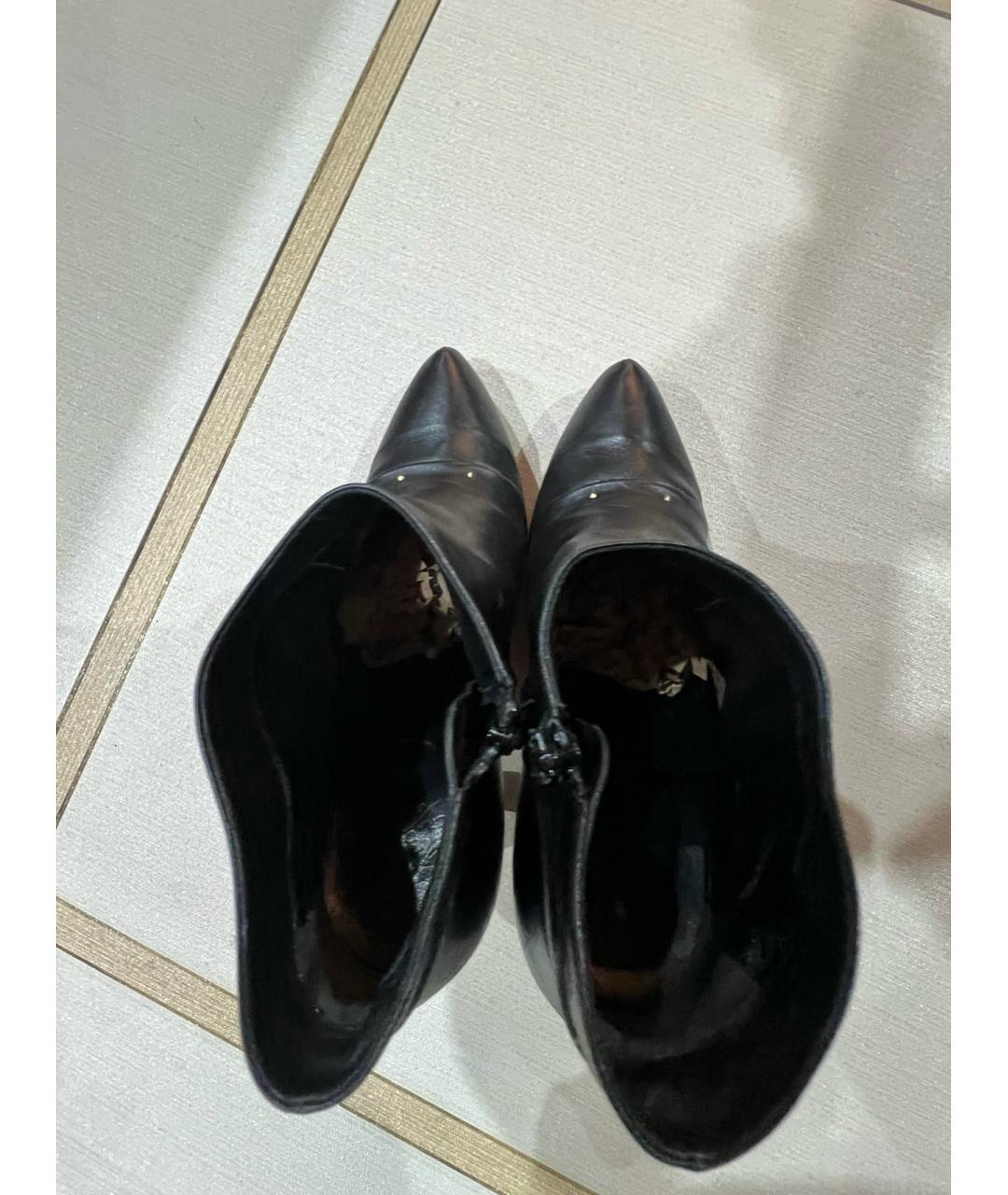 ROGER VIVIER Черные кожаные ботильоны, фото 3