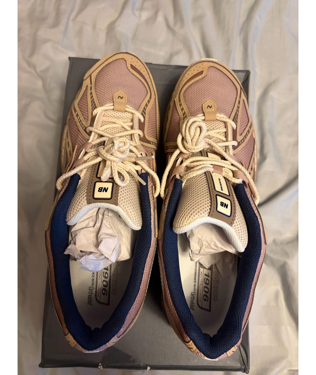 NEW BALANCE Коричневые высокие кроссовки / кеды, фото 3