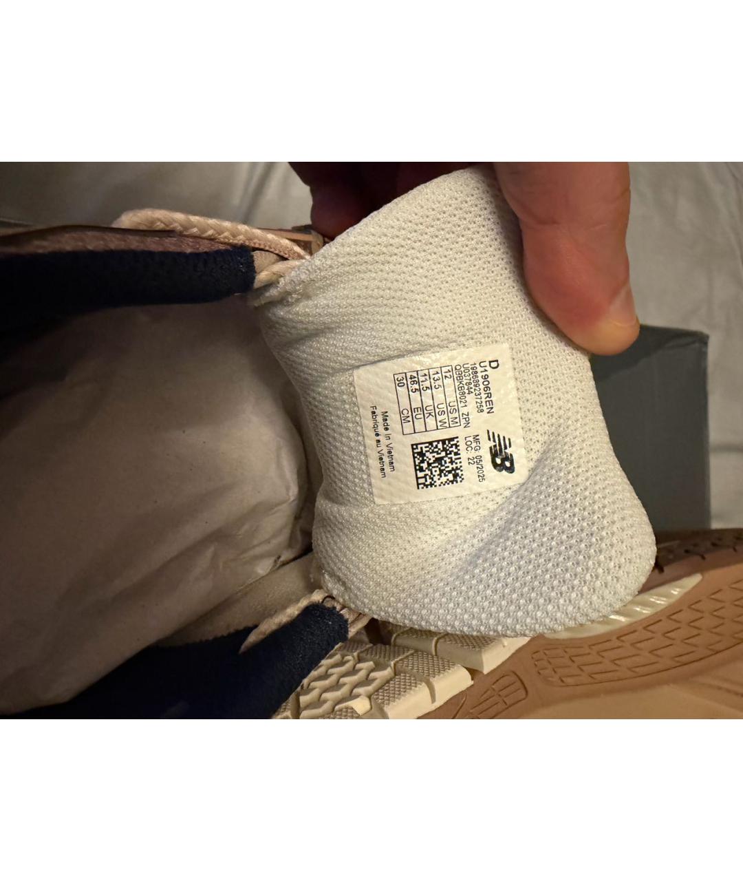 NEW BALANCE Коричневые высокие кроссовки / кеды, фото 6