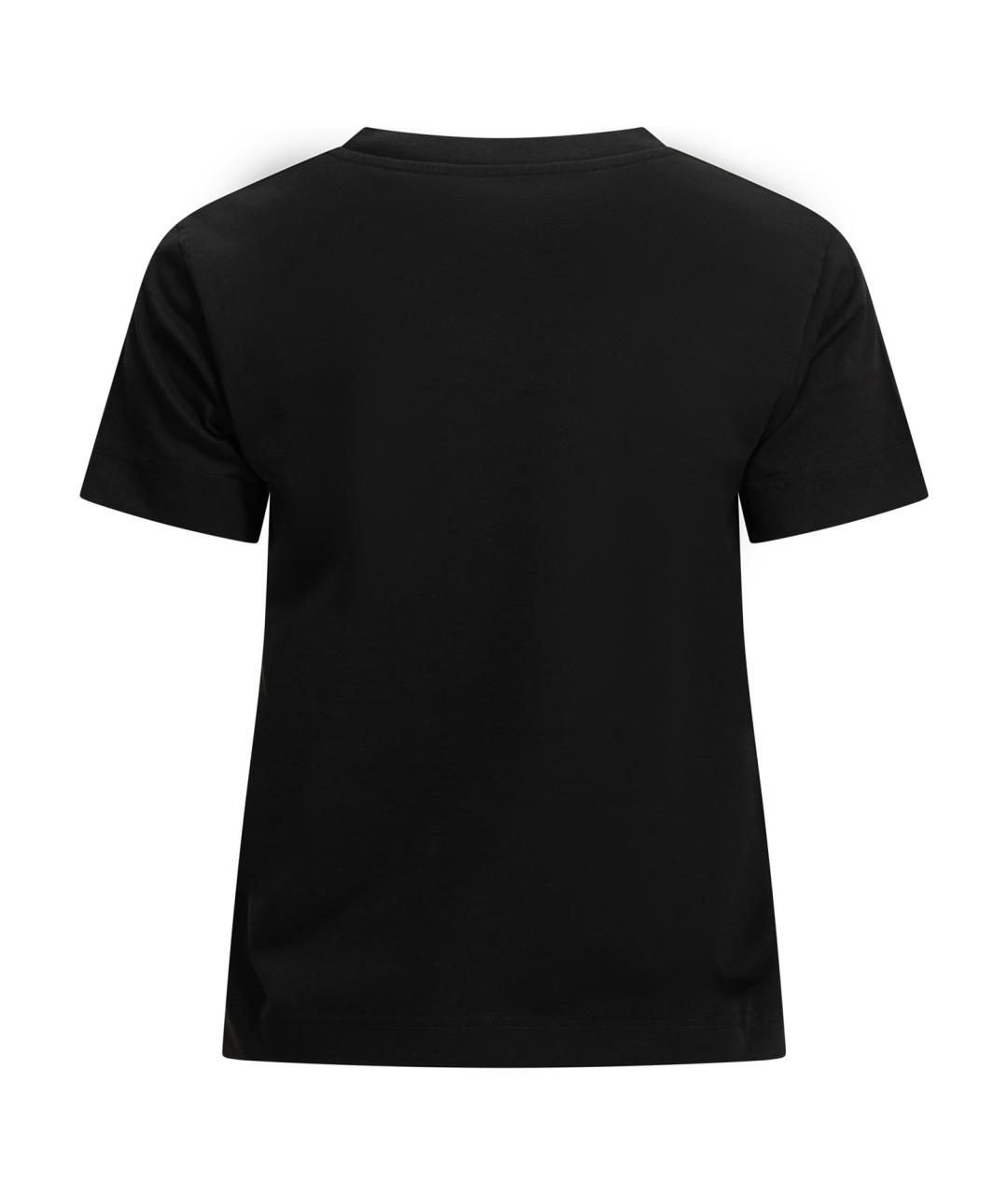 GIVENCHY Черная хлопковая футболка, фото 2