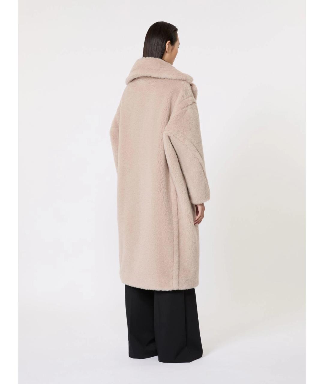 MAX MARA Бежевое шерстяное пальто, фото 3