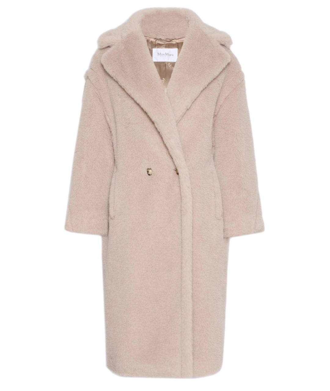MAX MARA Бежевое шерстяное пальто, фото 1
