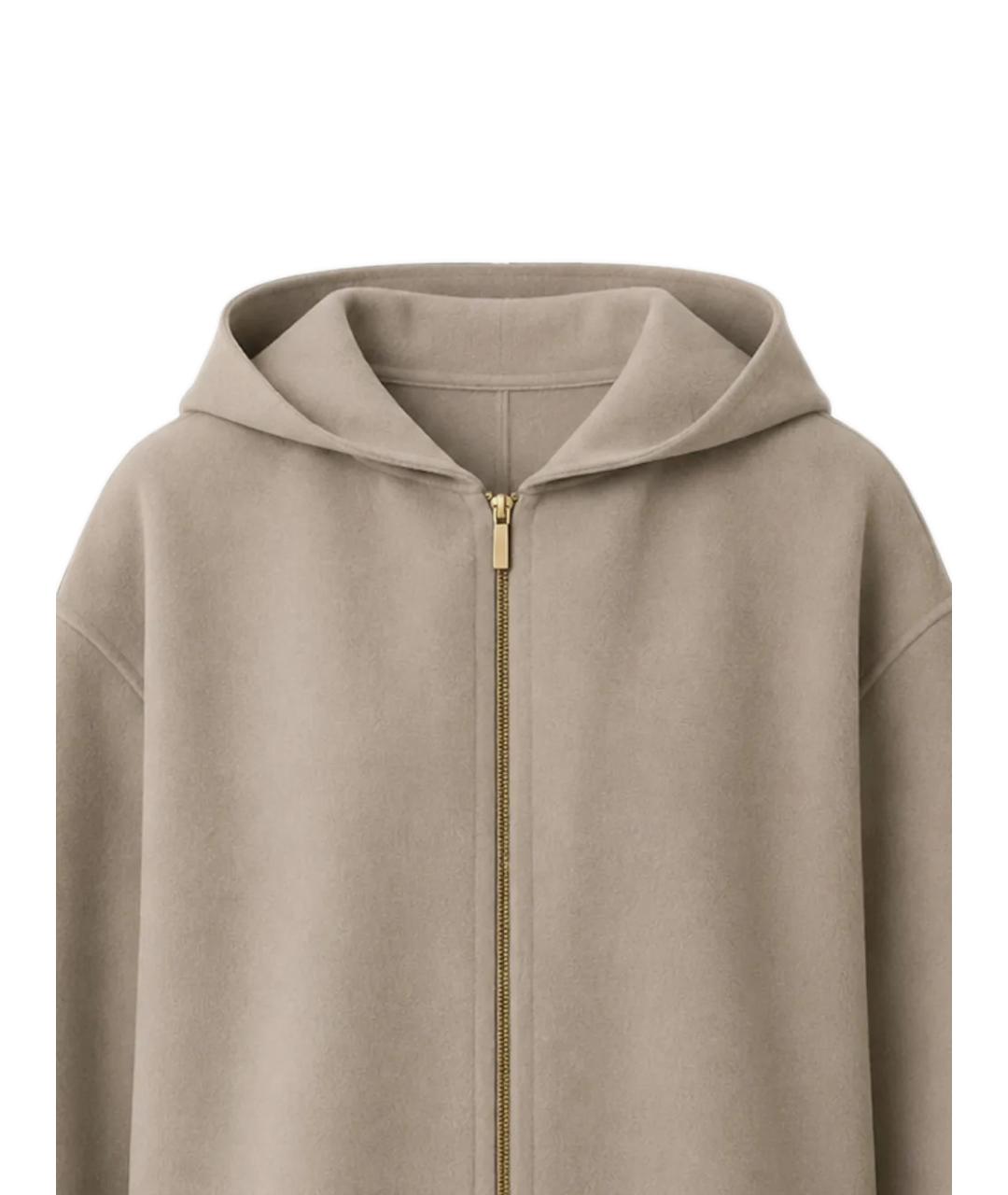 'S MAX MARA Бежевая шерстяная куртка, фото 3