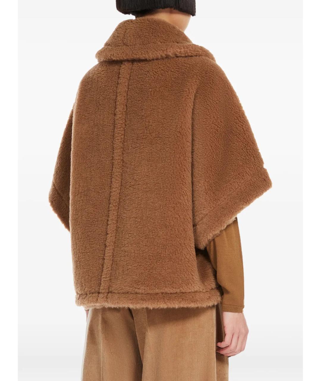 MAX MARA Коричневое шерстяное пальто, фото 3