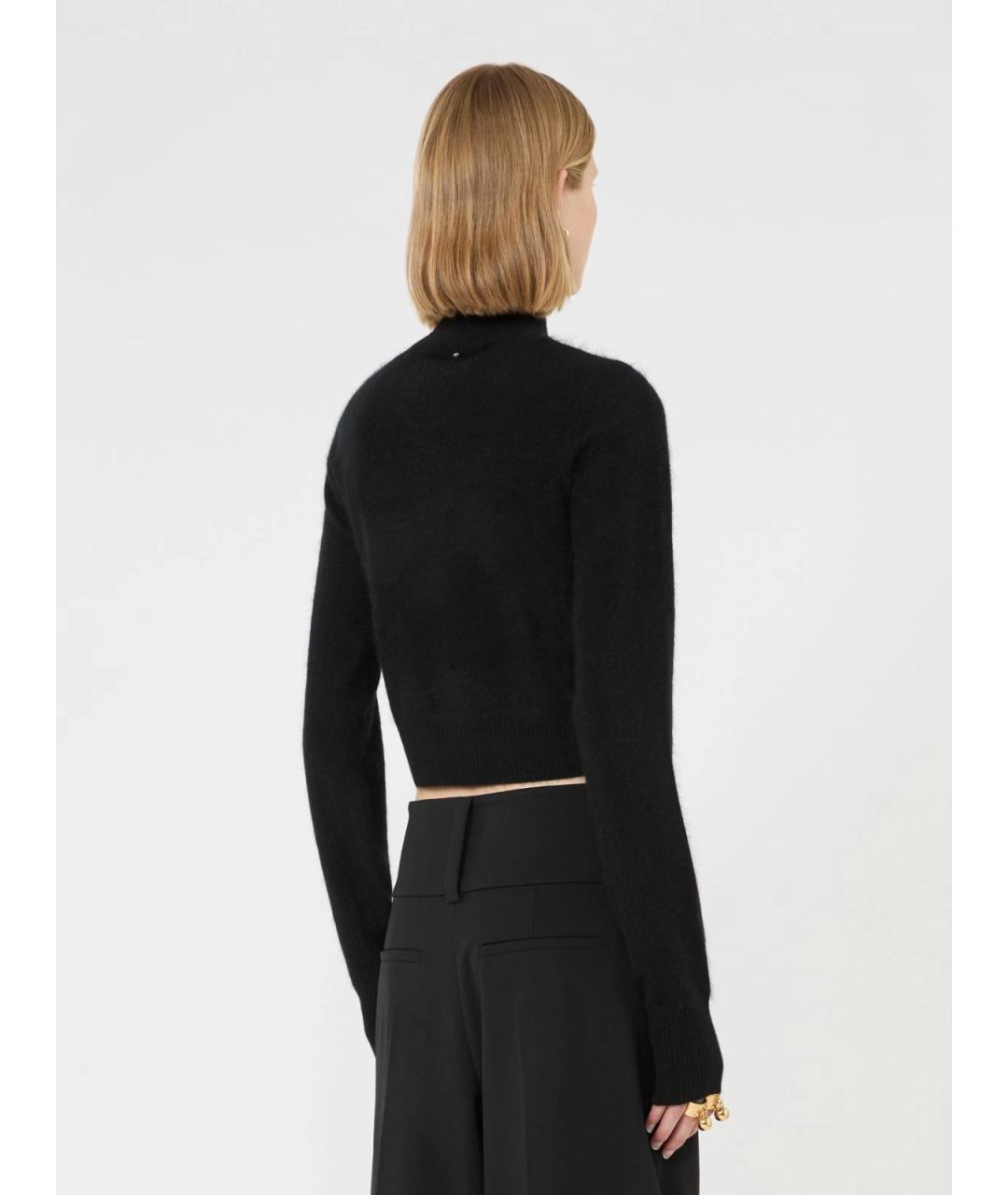 SPORTMAX Черный кашемировый джемпер / свитер, фото 3