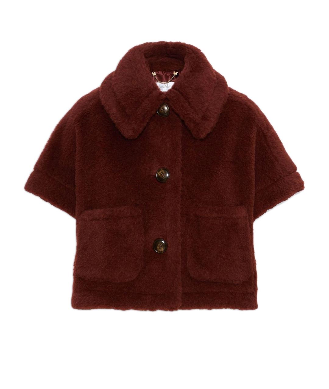 MAX MARA Красная шерстяная куртка, фото 1