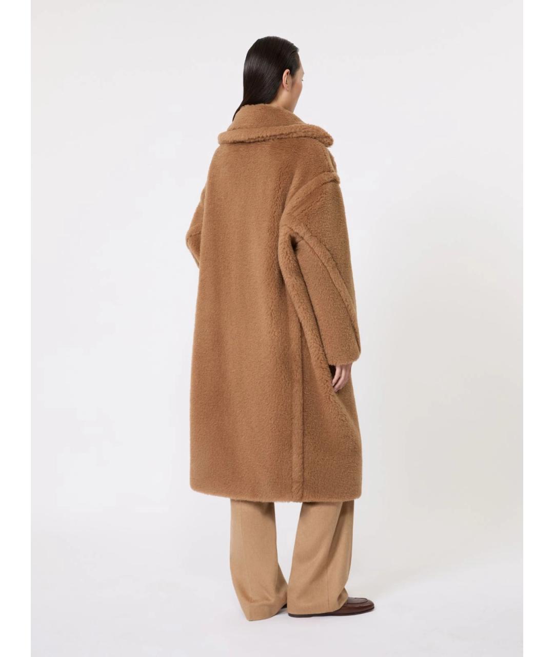 MAX MARA Коричневое шерстяное пальто, фото 4