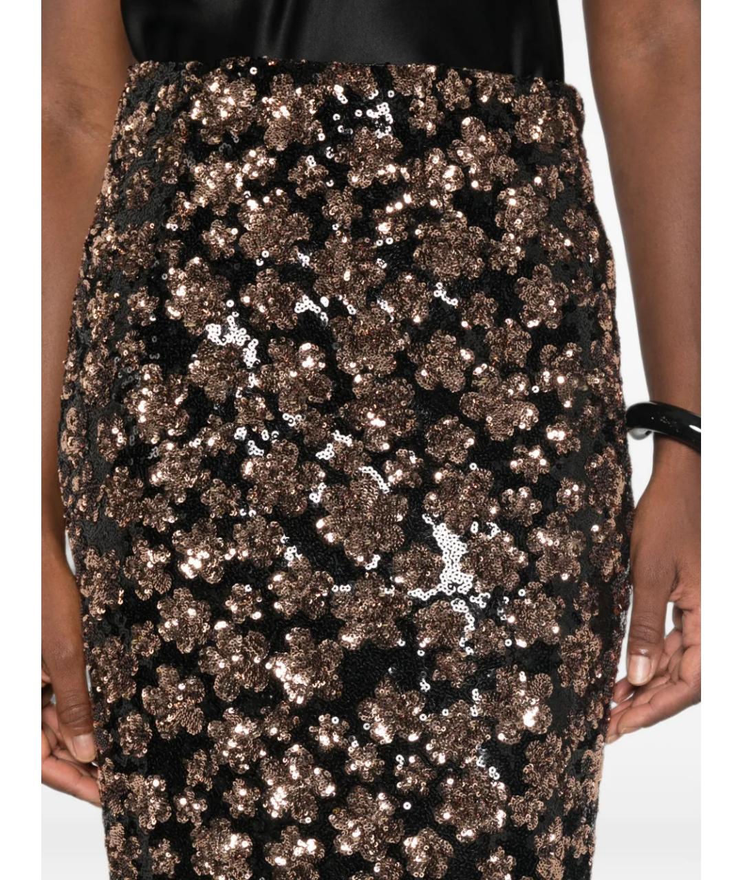 MAX MARA STUDIO Мульти полиэстеровая юбка миди, фото 5